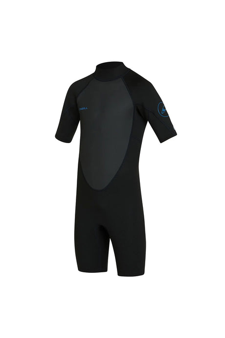 O'Neill Boys Reactor 2 Back Zip 2mm Short Sleeve Springsuit