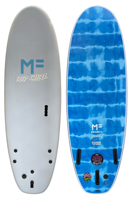Mick Fanning Softboards x Rip Curl Super Soft Beastie Softboard - Comes With Fins